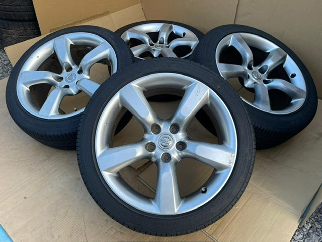 ホイール付タイヤ4本セット)) フェアレディZ Z33 純正アルミホイール
