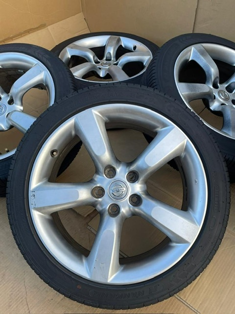 ホイール付タイヤ4本セット)) フェアレディZ Z33 純正アルミホイール