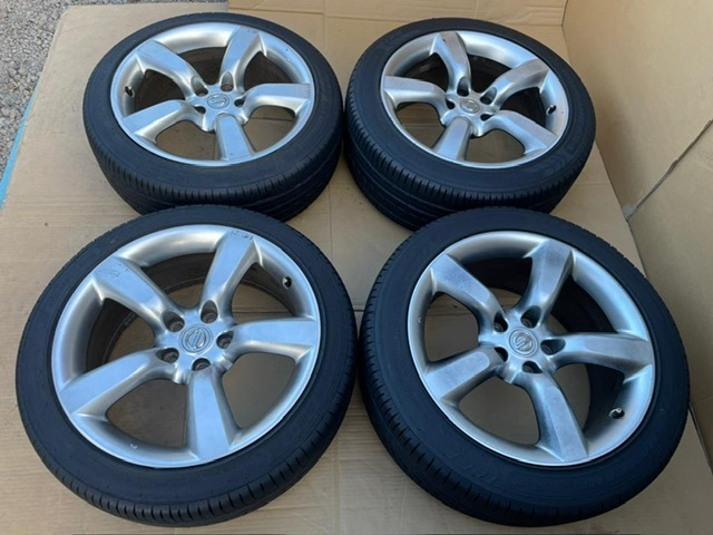 ホイール付タイヤ4本セット)) フェアレディZ Z33 純正アルミホイール