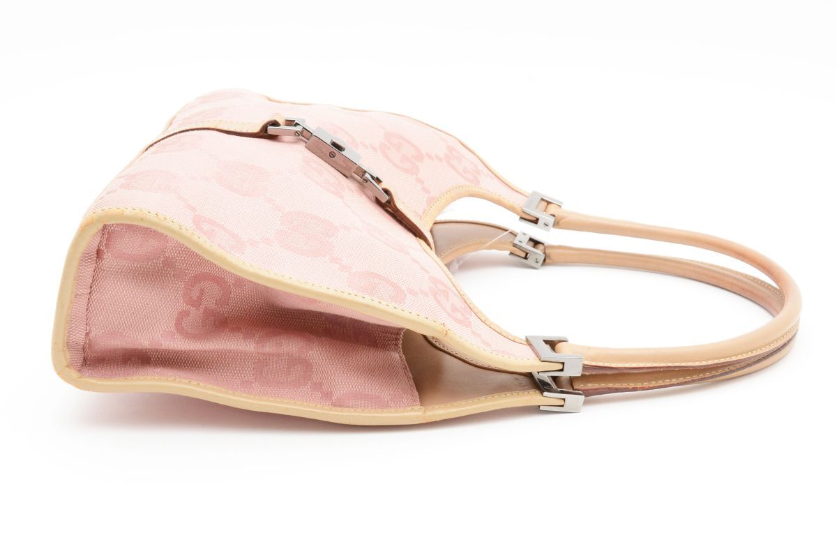 希少☆GUCCI⁄グッチ⁄ジャッキー⁄GGキャンバスレザー⁄ワン
