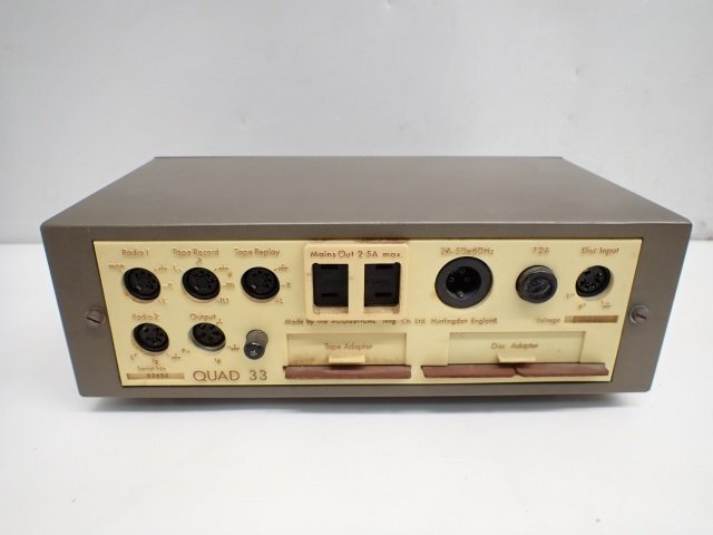 QUAD 33 クォード プリアンプ コントロールアンプ ジャンク品 ∩ 71161