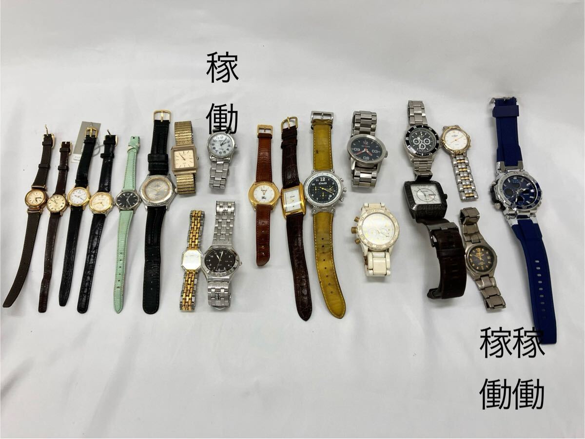 T]おまとめ 20点 腕時計 ジャンク・SEIKO ・DIESEL ・Winstar 