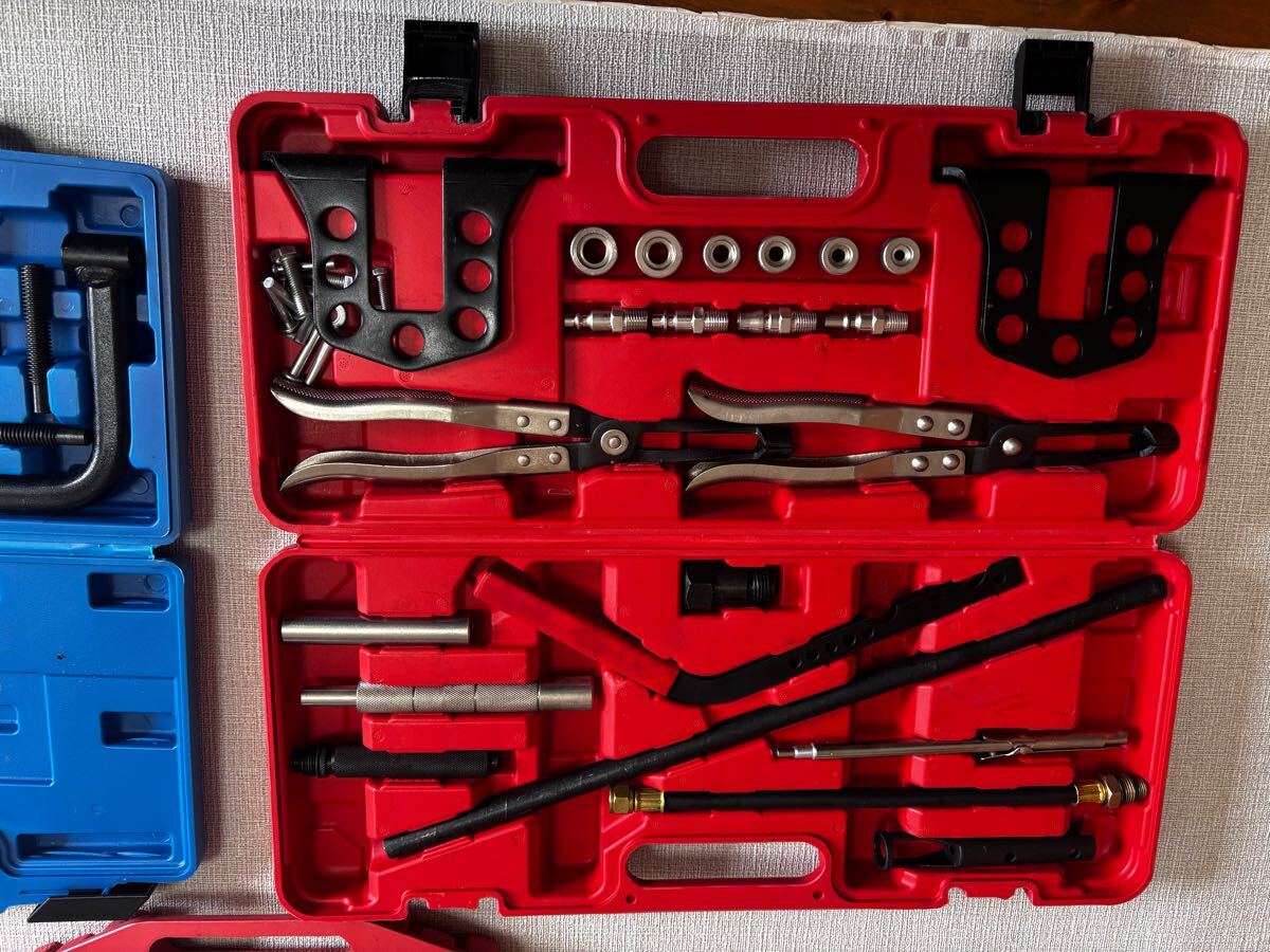 バルブステムシール交換ツール/バルブスプリングコンプレッサー/バルブタイミングツールセットR56ミニクーパーSに適合のエアーホース付き！_2