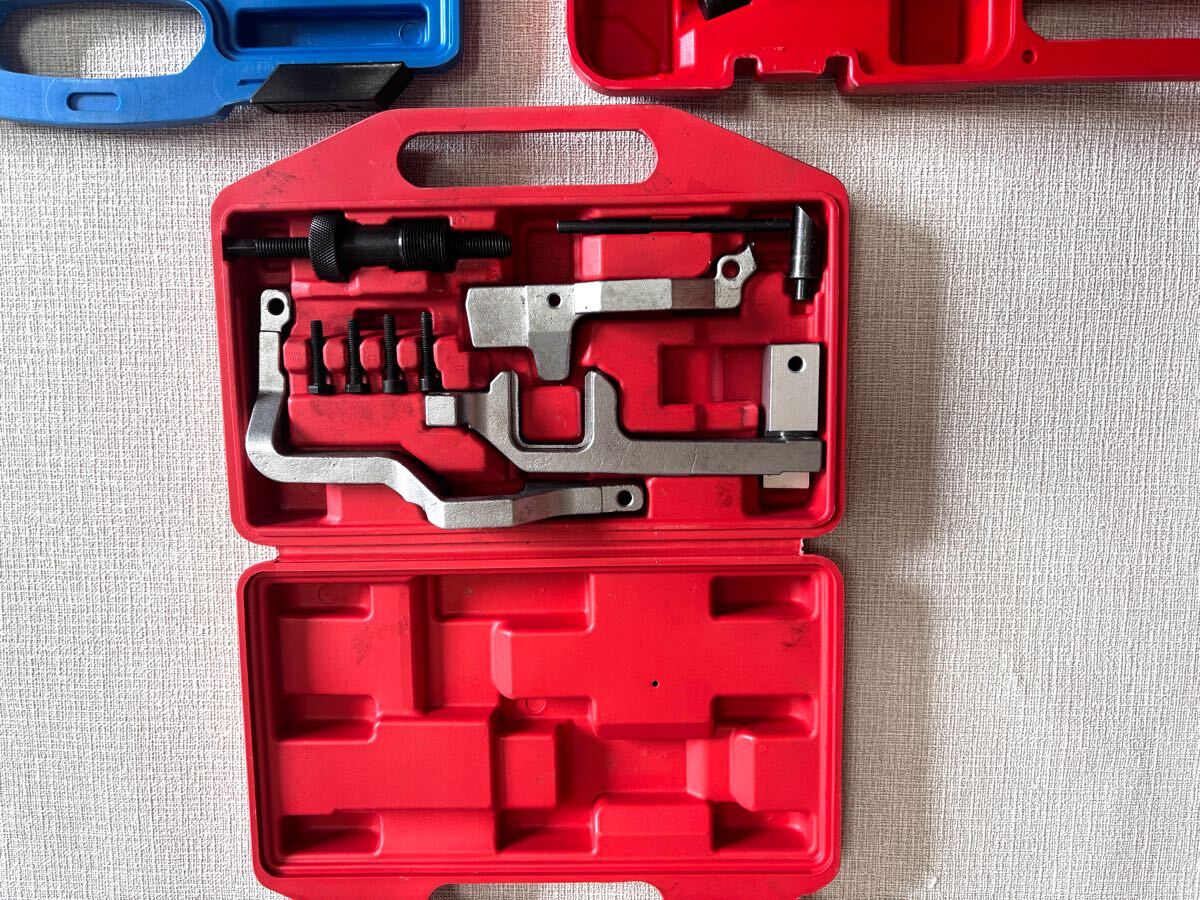 バルブステムシール交換ツール/バルブスプリングコンプレッサー/バルブタイミングツールセットR56ミニクーパーSに適合のエアーホース付き！_4