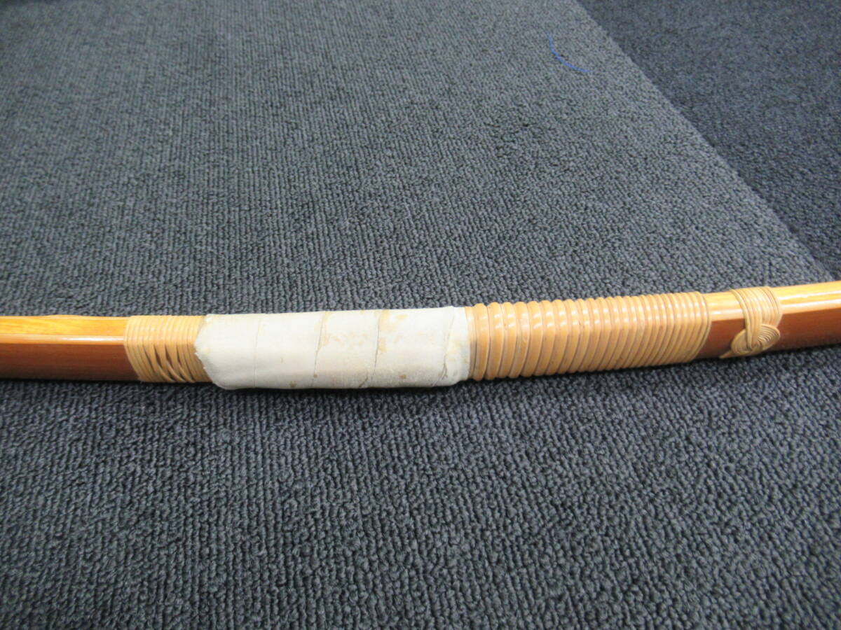 3116 スポーツ祭 弓具祭 弓 竹弓 在銘 坂元秀重 宮崎県 伝統的工芸品 伝統工芸品 弓道具 趣味 部活 和弓 現状品 中古品 銘有 同梱不可_7