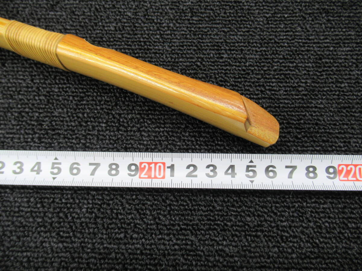 3116 スポーツ祭 弓具祭 弓 竹弓 在銘 坂元秀重 宮崎県 伝統的工芸品 伝統工芸品 弓道具 趣味 部活 和弓 現状品 中古品 銘有 同梱不可_9