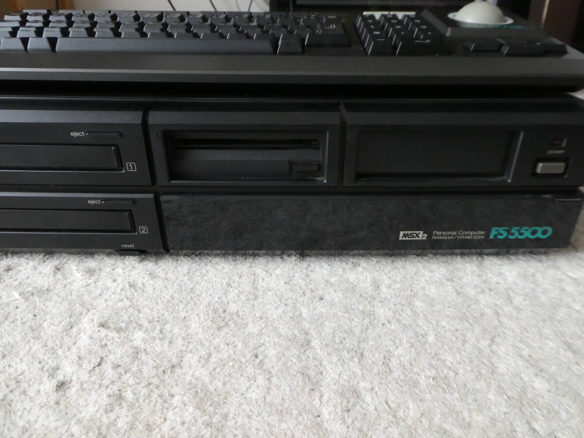 National MSX2 FS5500 F1　ビデオグラフィックス、ワープロ、RGBケーブル付属_4