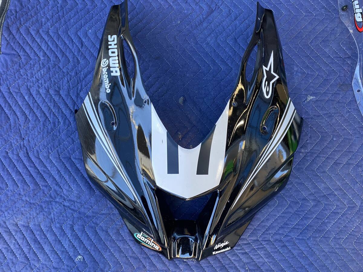 カワサキ　ZX10RR 2018 フロントカウル　才谷屋フロントカウルカバー　プーチ（Puig）スクリーン　セット_2