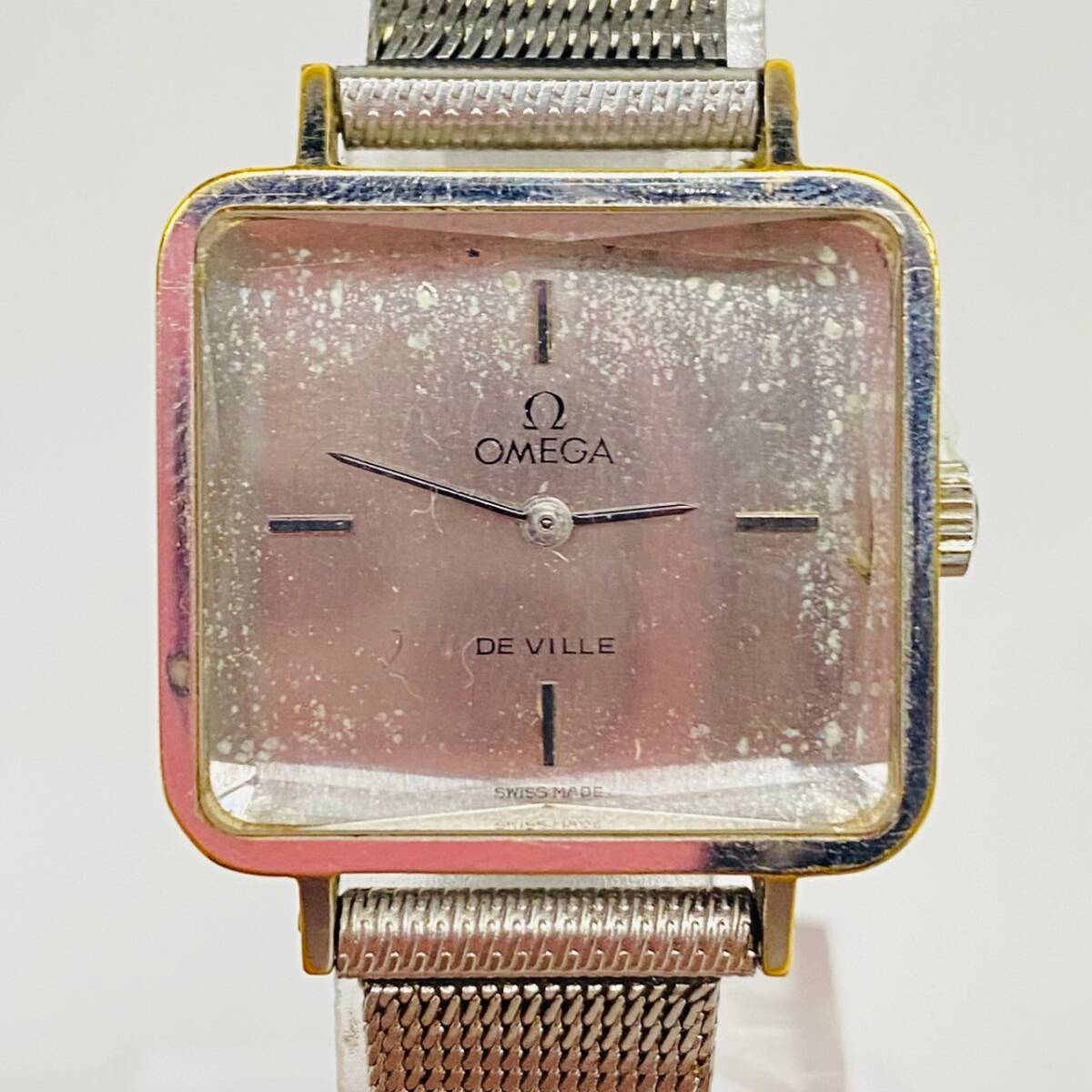 オメガ デビル 1円 腕時計 OMEGA 不動 手巻き 不動品 機械式 Yahoo 