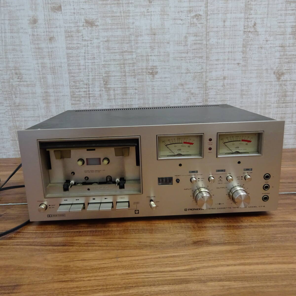 ◇Pioneer | パイオニア CT-8 カセットデッキ 昭和レトロ ご覧いただき