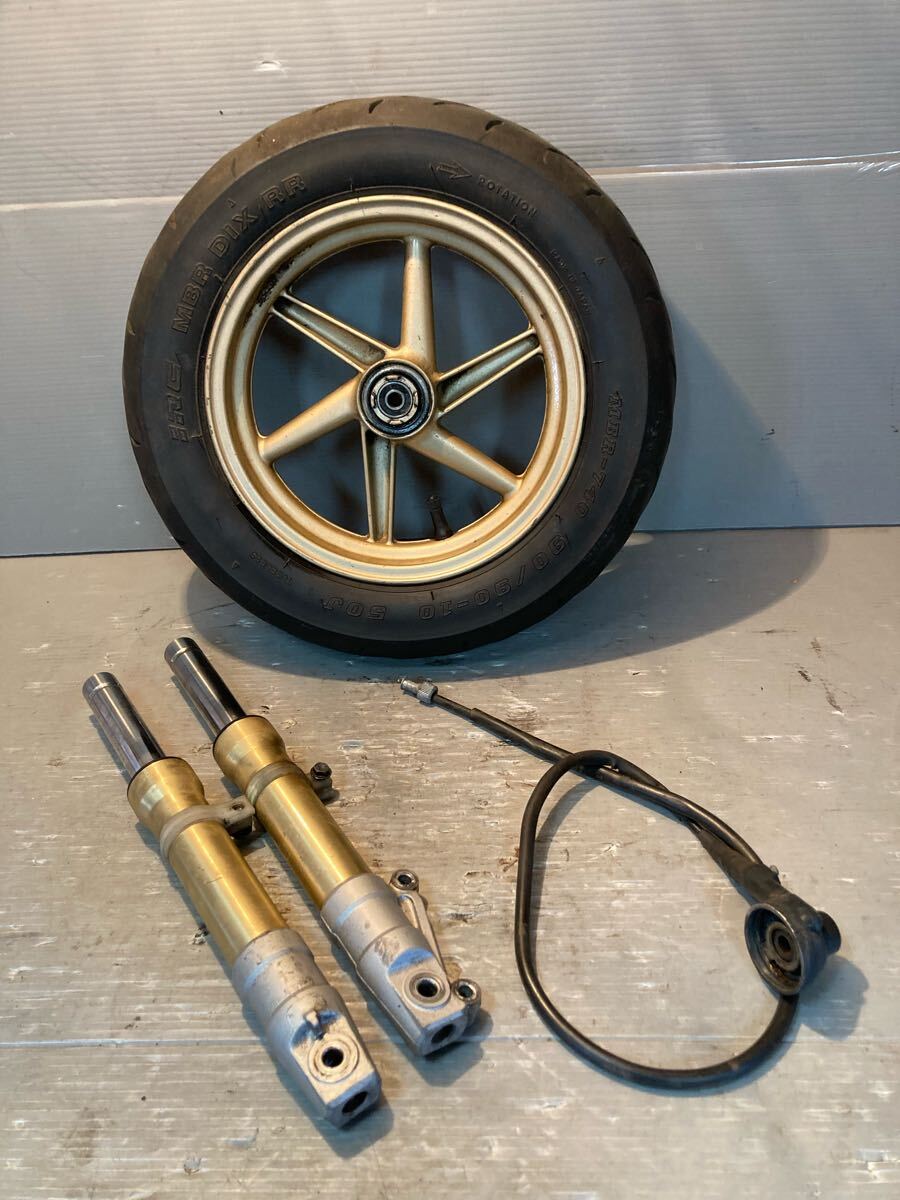 HONDA ライブディオzx フロントホイール フロントフォーク メーター