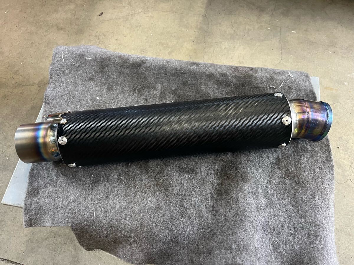 カーボン 汎用 チタン サイレンサー 汎用! 60.5 CARBON TI 60.5MM 