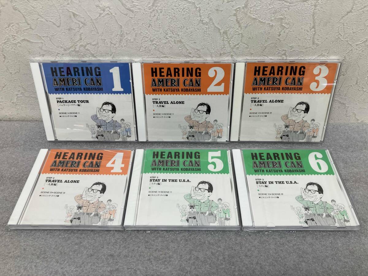 ディスク4〜6未開封】CD 小林克也の聞きとりアメリ缶 全巻セット(CD6枚 