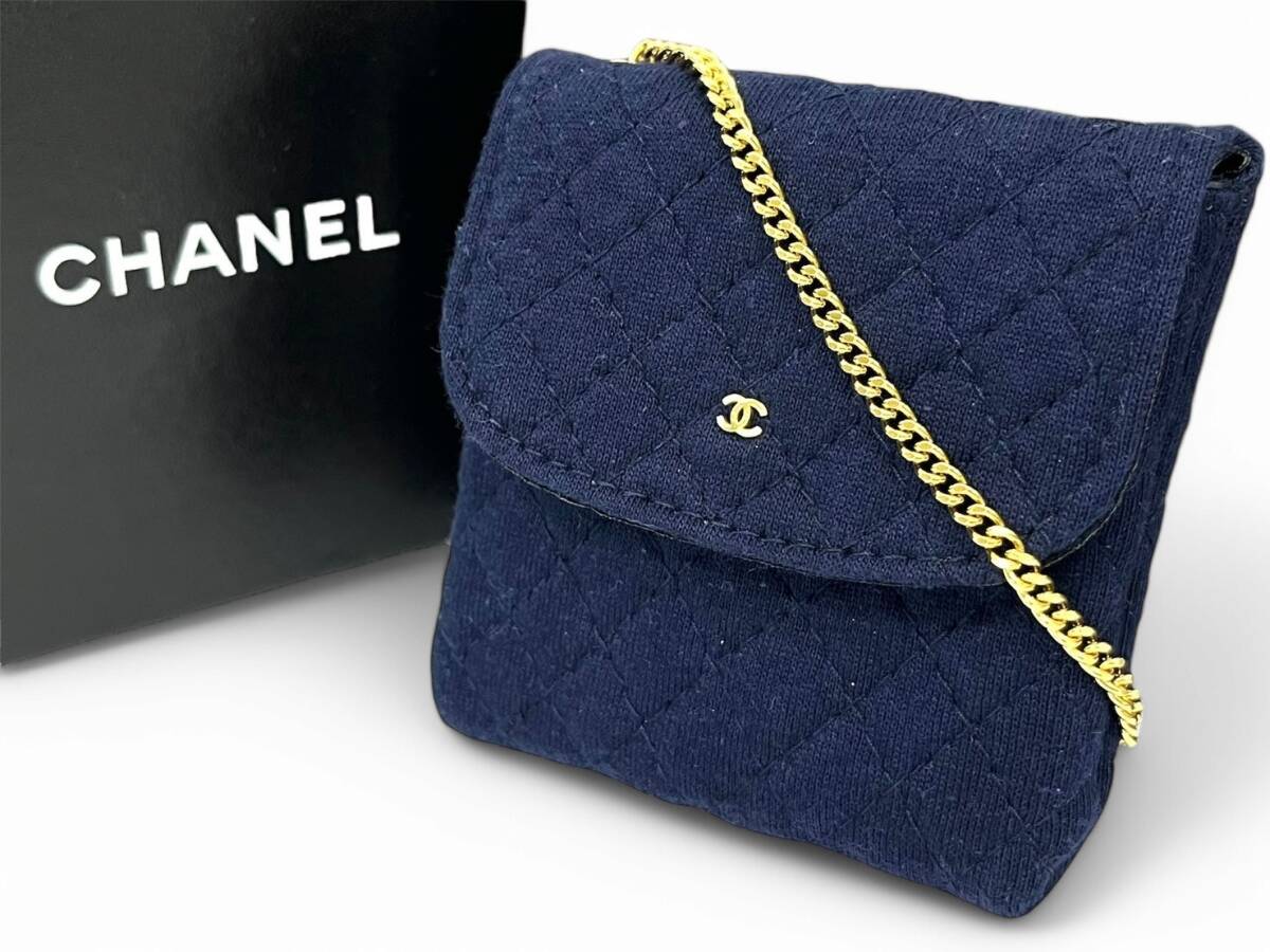 1E5☆良品☆ CHANEL/シャネル ミニミニ マトラッセ ココマーク 