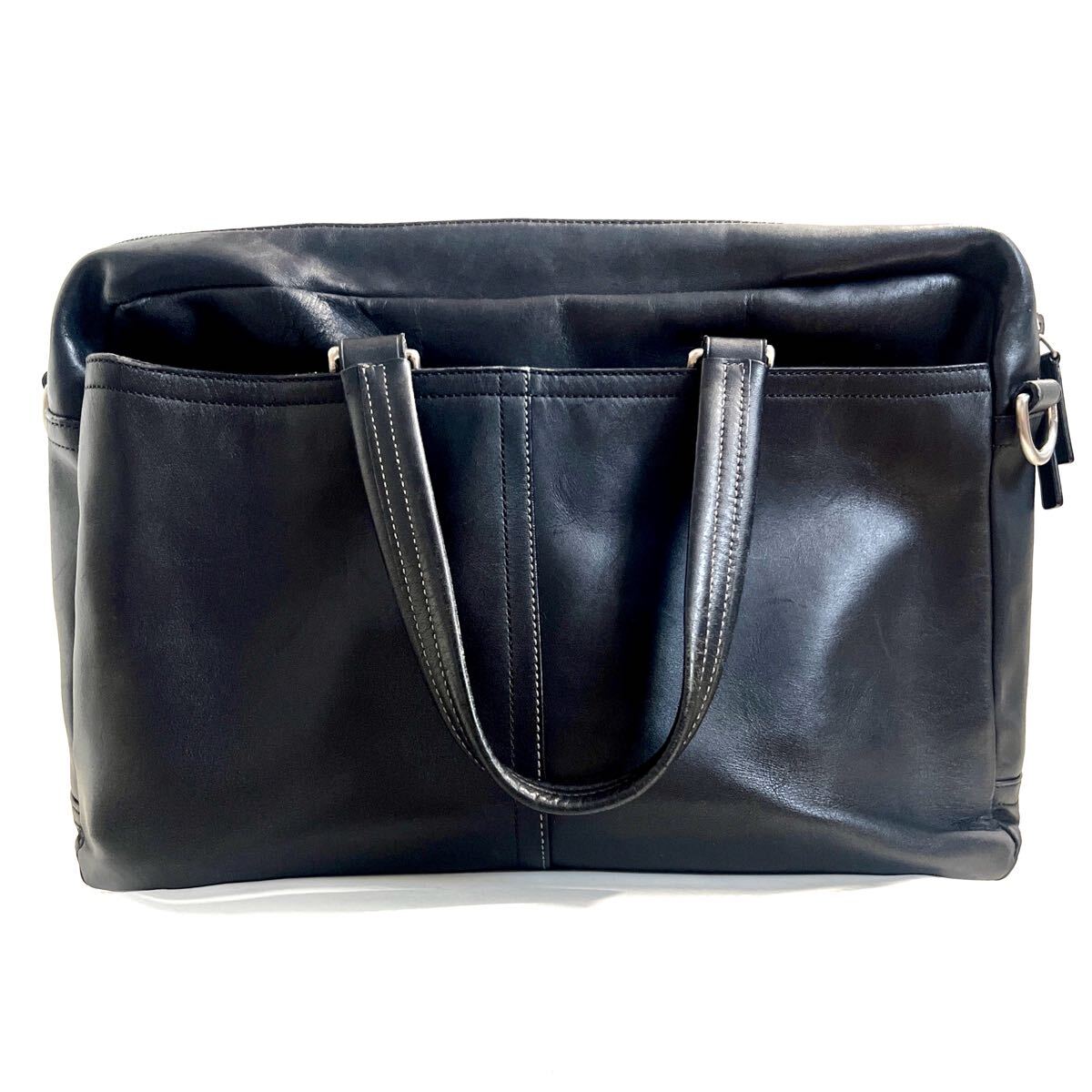大容量 1円〜 COACH コーチ メンズ ビジネスバッグ レキシントン