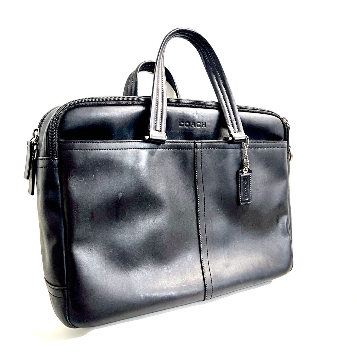 コーチ ビジネスバッグ COACH レザー ブリーフケース メンズ ビジネス