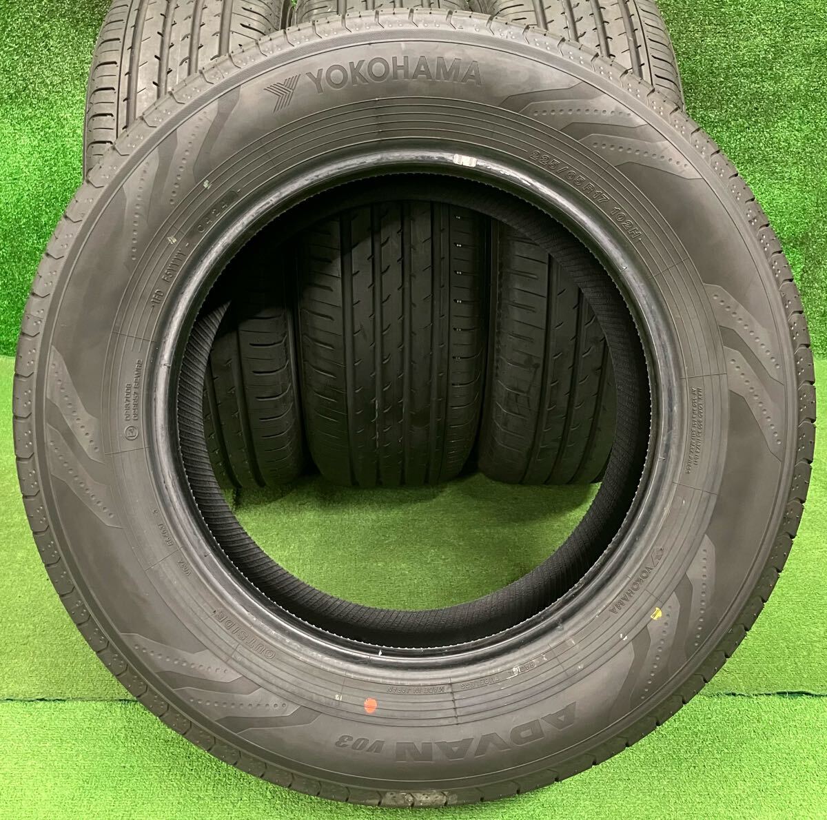 ☆225/65R17 102H 2024年製 YOKOHAMA ADVAN V03 ヨコハマ アドバン 夏