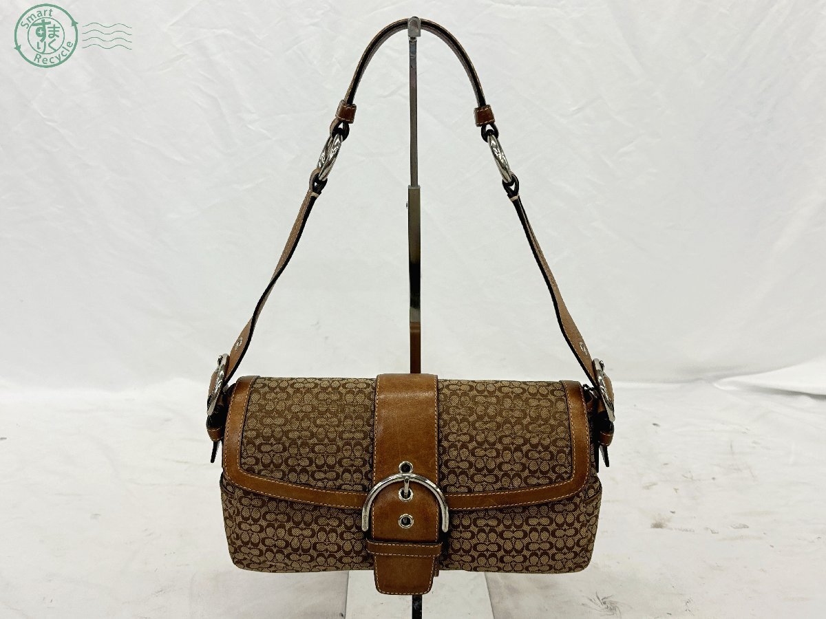 BB0701438 ♭COACH コーチ ハンドミニバッグ シグネイチャー K04U-1463 