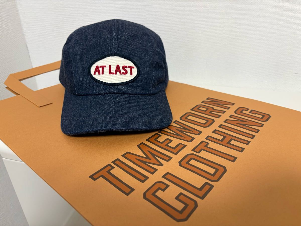 アットラストTIMEWORN CLOTHING 7 5/8サイズWORK CAP DENIM邊見氏
