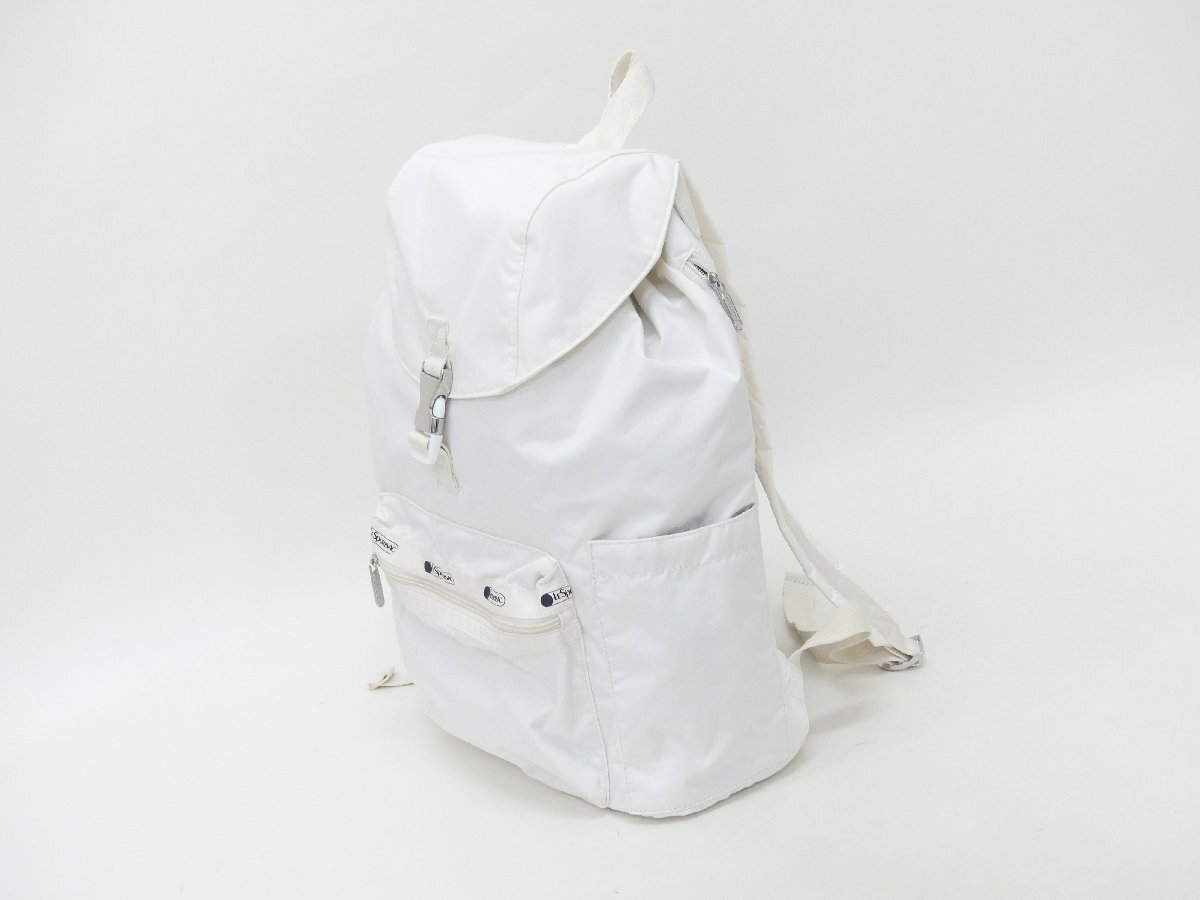 LeSportsac スマートフラップバックパック2 メレンゲホワイト ナイロン 