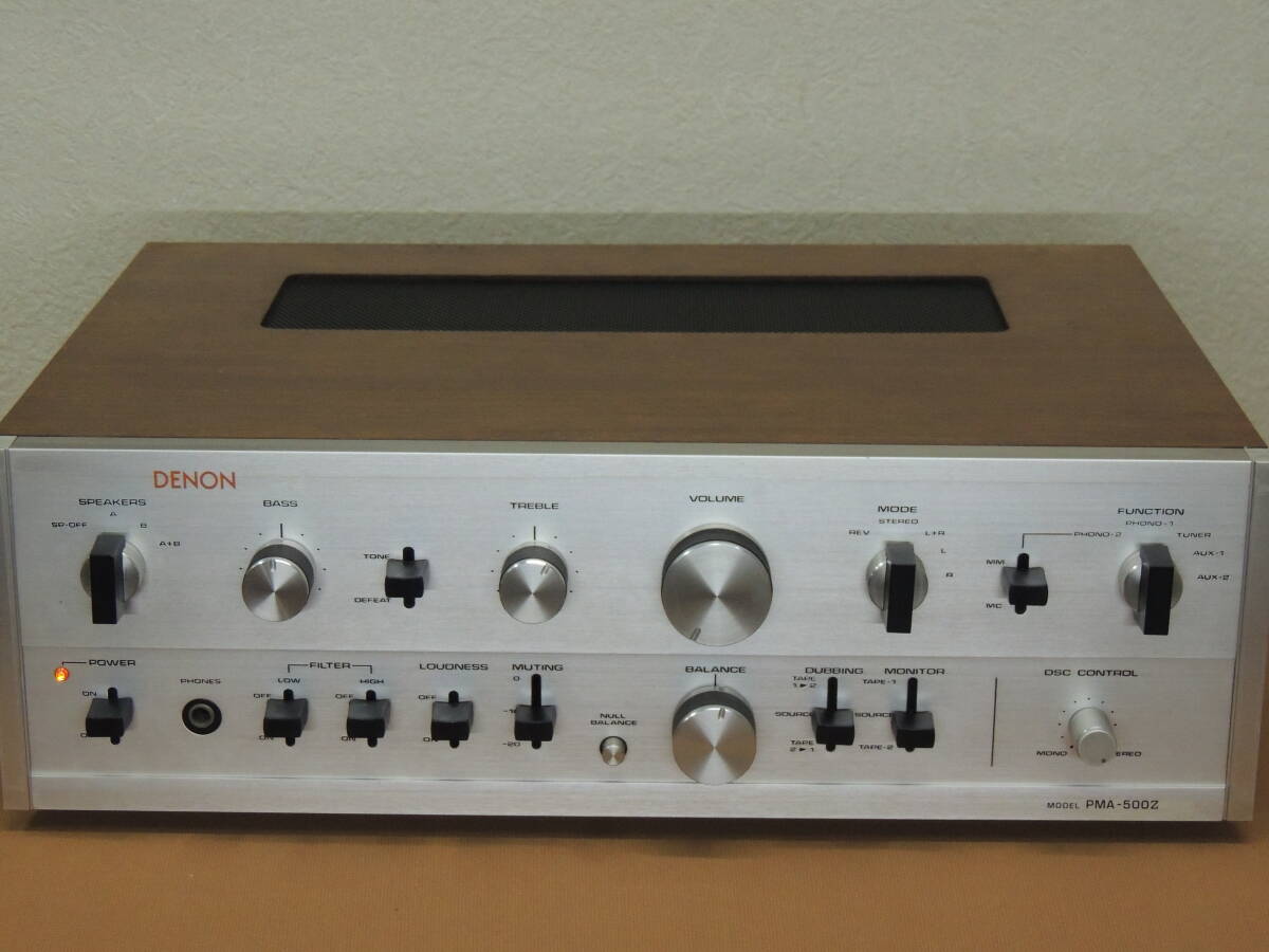 DENON デノン PMA-500Z プリメインアンプ整備済MCイコライザー付完動
