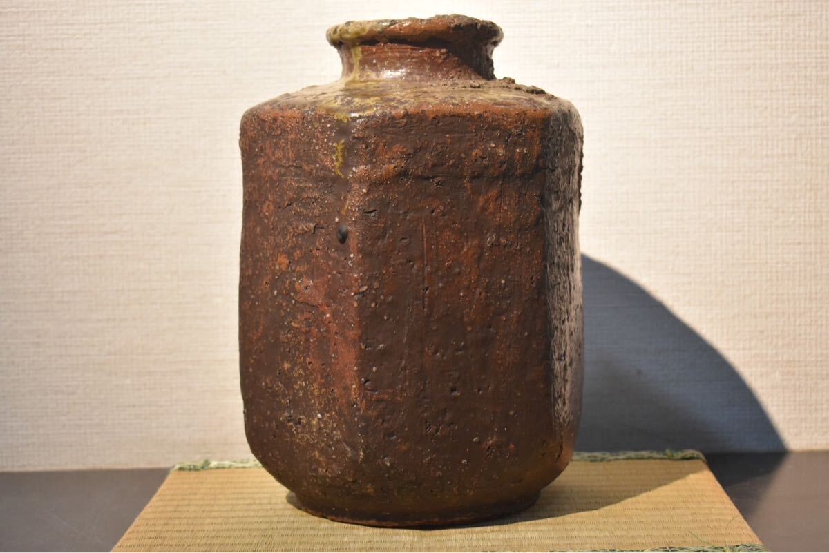 GE】Z171【コレクター所蔵品】時代 信楽壺 /日本美術 骨董品 時代品