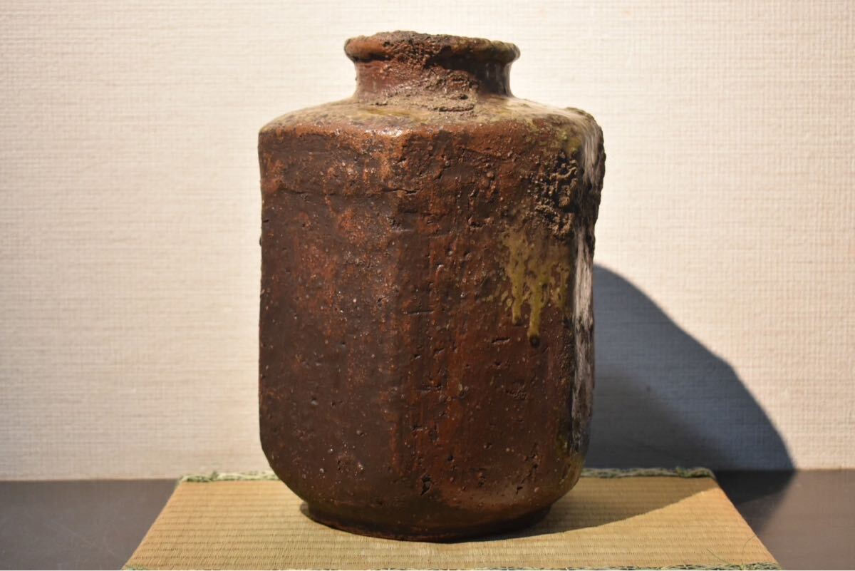 GE】Z171【コレクター所蔵品】時代 信楽壺 /日本美術 骨董品 時代品