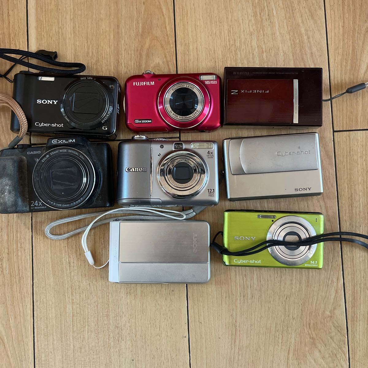 C454-39 デジカメ 15台まとめ CASIO 他 ジャンク C454-39 デジカメ 15