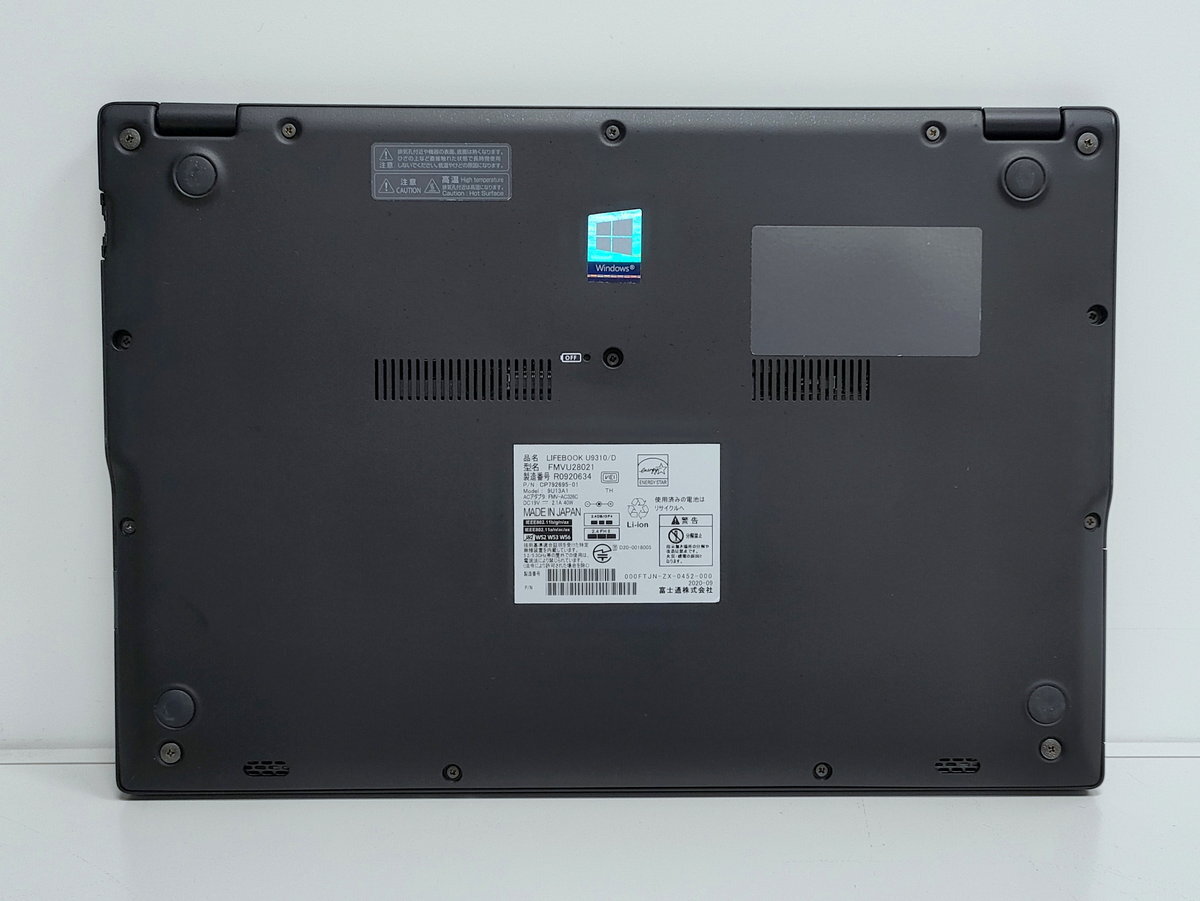 FUJITSU LIFEBOOK U9310 / Core i5-10310U / メモリ8G / NVMe SSD 256G