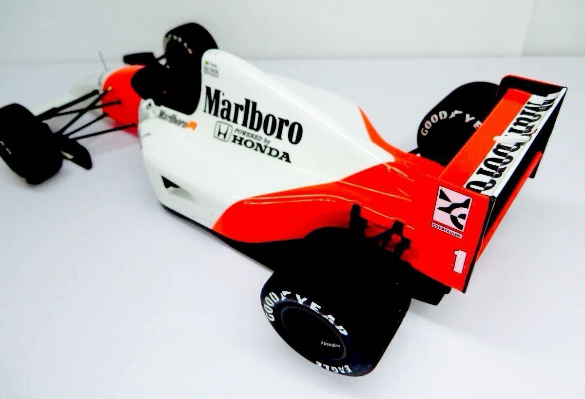 素人 完成品 1/20 タミヤ マクラーレン MP4/7 ホンダ（プロポモデル 