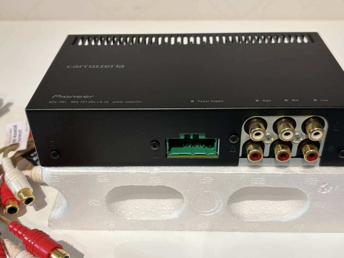 カロッツェリア DEH-P01 Pioneer carrozzeria 付属別体6chパワーアンプ 送料無料 オーディオ アンプ パイオニア DEH-P01 Pioneer カロッツェリア Player Used アンプ別体CD