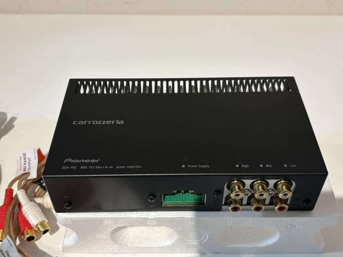 カロッツェリア DEH-P01 Pioneer carrozzeria 付属別体6chパワーアンプ 送料無料 オーディオ アンプ パイオニア DEH-P01 Pioneer カロッツェリア Player Used アンプ別体CD