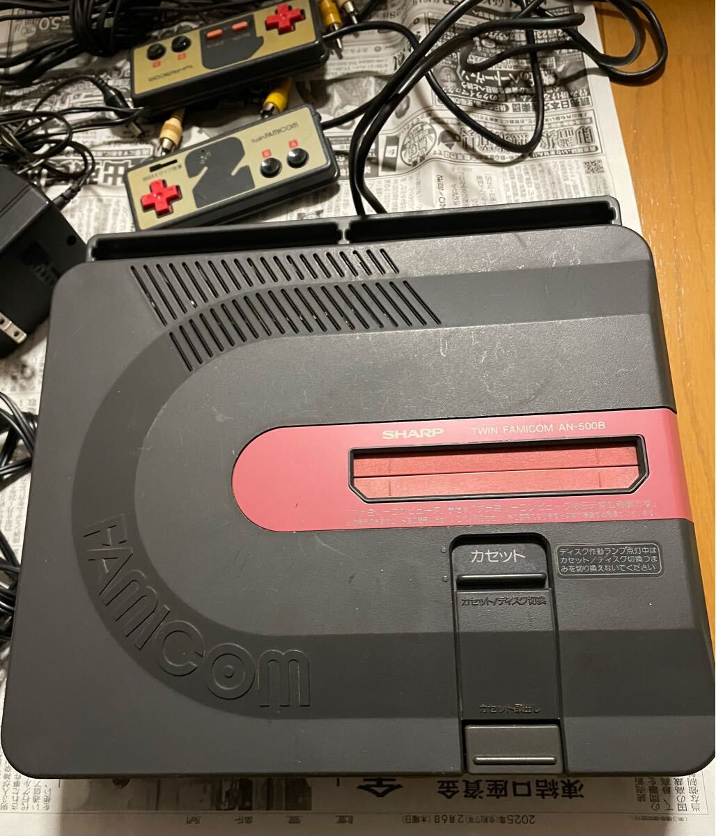動作未確認】 シャープ/SHARP ツインファミコン AN-500B ブラック