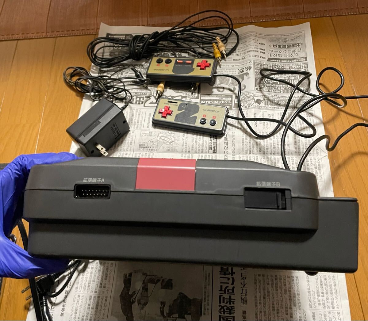 動作未確認】 シャープ/SHARP ツインファミコン AN-500B ブラック