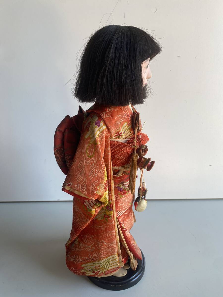 ①t630◇市松人形◇日本人形 ドール 人形 おもちゃ 玩具 陶器人形 高さ約