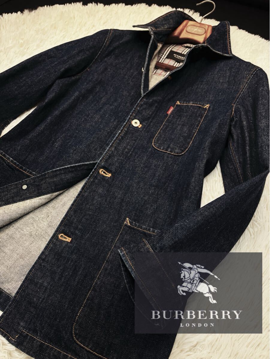 m40超美品【ニットとトレンチに相性抜群コーデ○BURBERRY BLACK LABEL