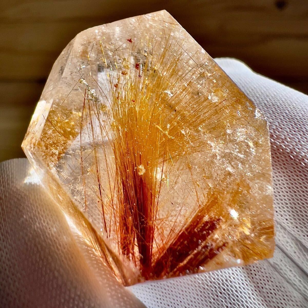 マニハール ルチル ゴールドルチルクォーツ 金紅石 ヒマラヤ インド 
