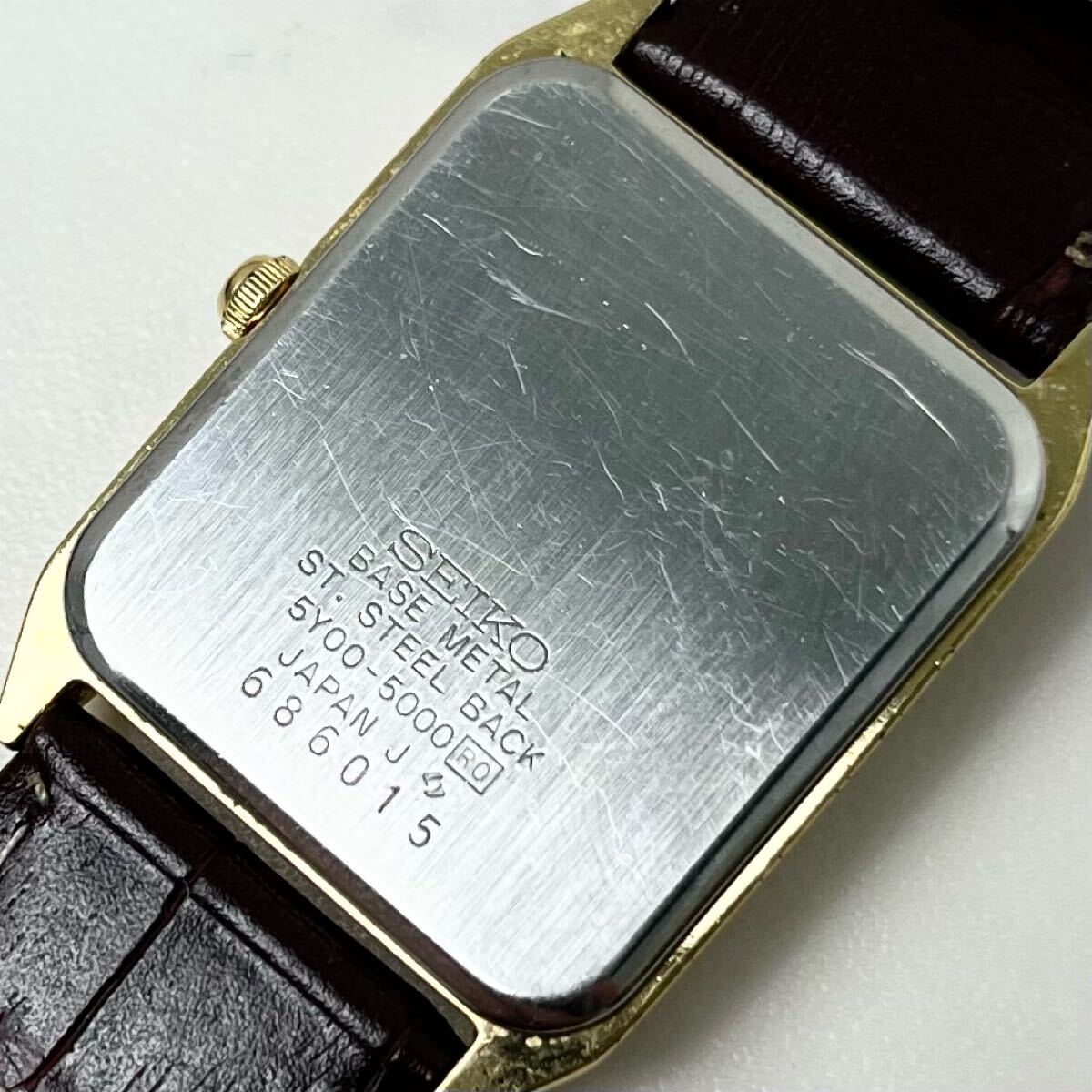 幻の逸品】 実働 SEIKO SX 5Y00-5000 セイコー ヴィンテージ スクエア 