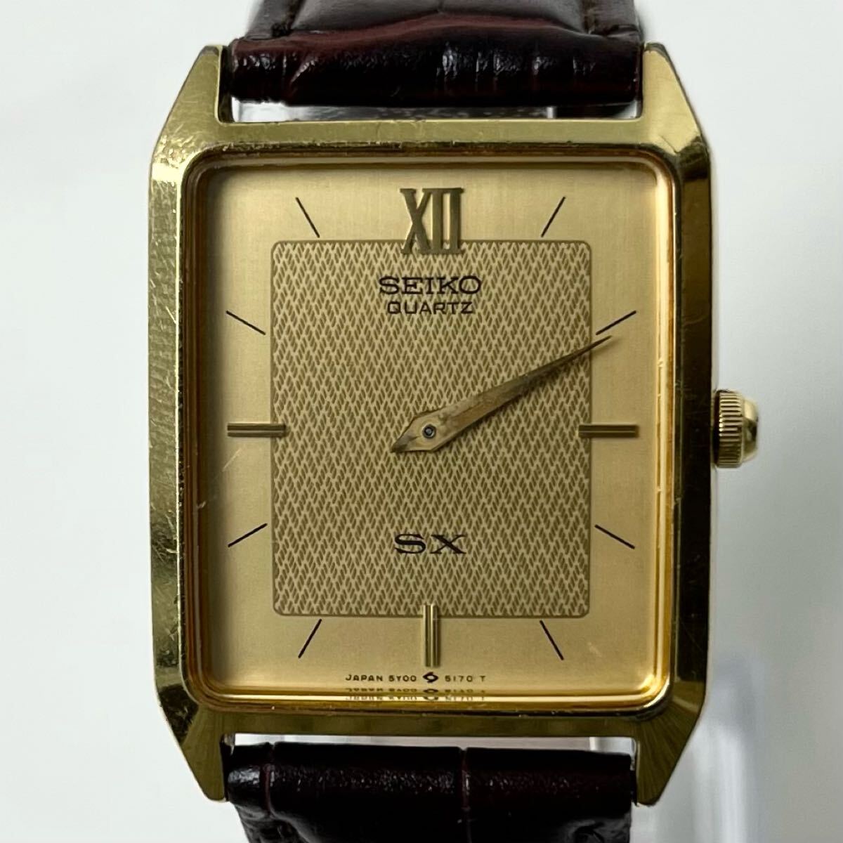 幻の逸品】 実働 SEIKO SX 5Y00-5000 セイコー ヴィンテージ スクエア 