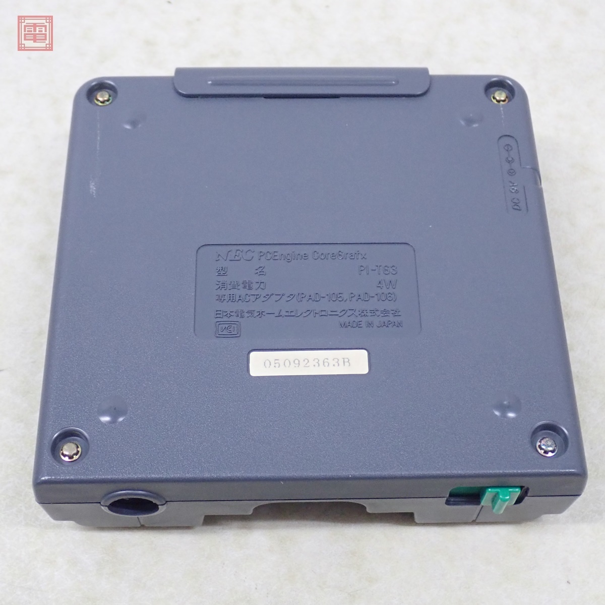 動作品 シリアル一致 PCE PCエンジン コアグラフィックス 本体 PI-TG3