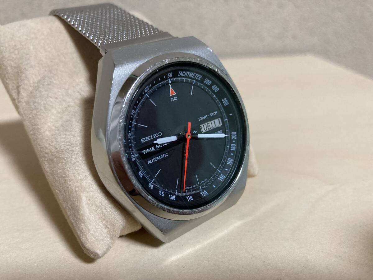 セイコー タイムソナー SEIKO TIME SONAR 自動巻き 7015-6010☆ 【公式 