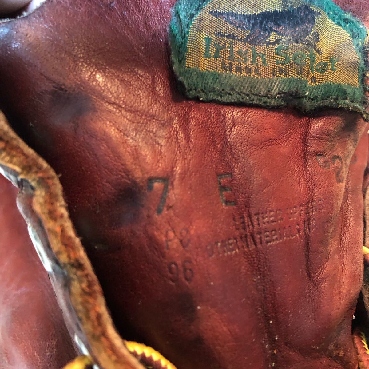 90's RED WING 875 7E 半円犬タグ アイリッシュセッター レッド