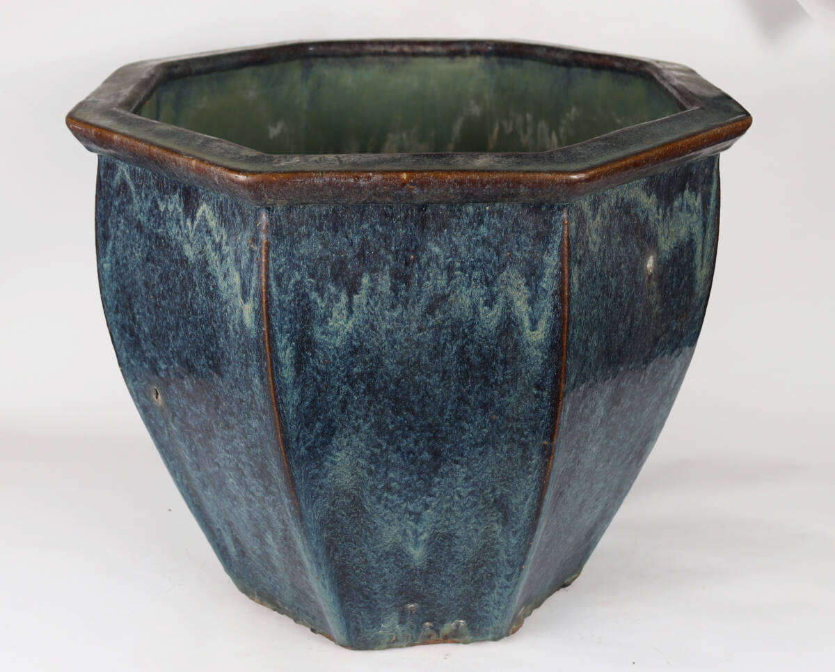 壺　特大 九谷焼】？！大壺 白磁 丸壺 花瓶 飾壺 銘あり 直径約28cm 伝統工芸