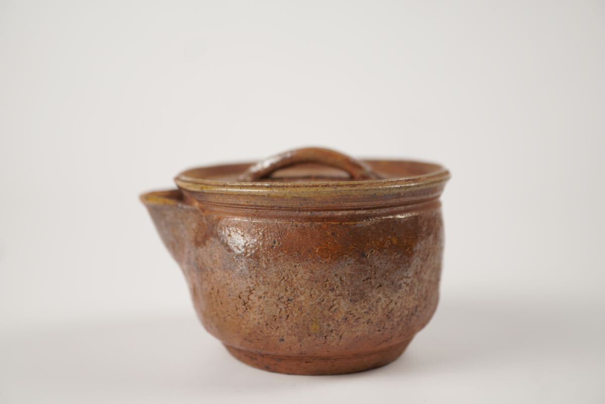 備前焼 古備前 宝瓶 在銘 手造宝瓶 蔵出し品 急須 茶道具 茶器 煎茶 