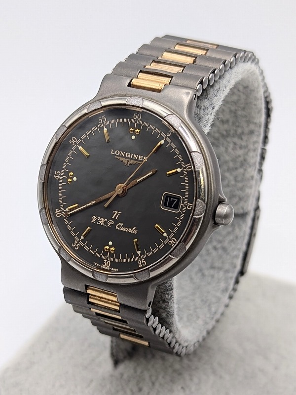 LONGINES Conquest ロンジン コンクエスト 161 4940 デイト グレー文字