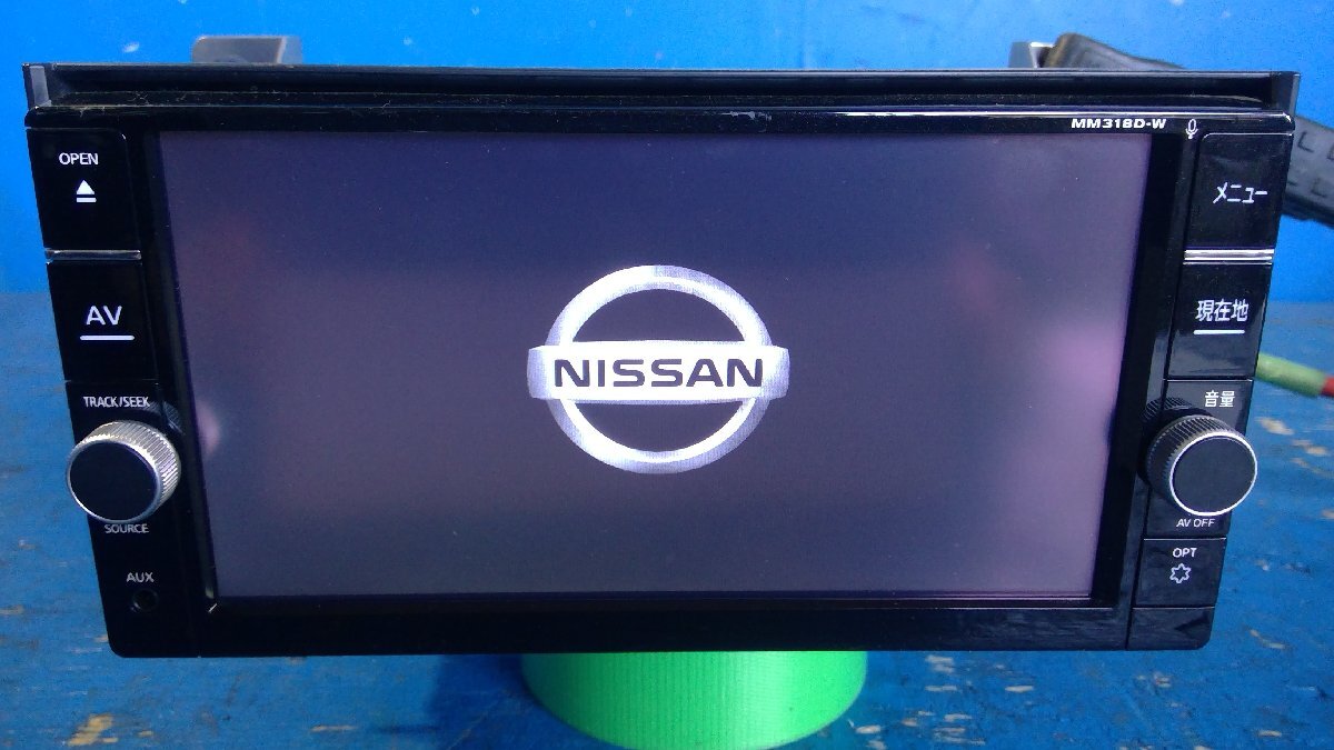 純正 Yahoo!オークション MM318D-W 日産 カーナビ／カーナビゲーション 