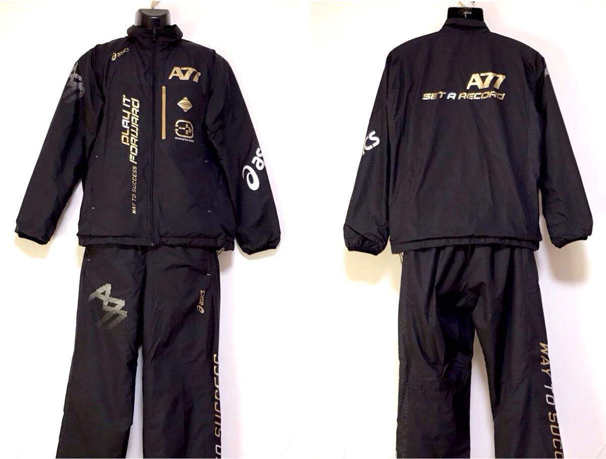 ウインドブレーカー アシックス 美品☆アシックス⁄A77☆ウインド 