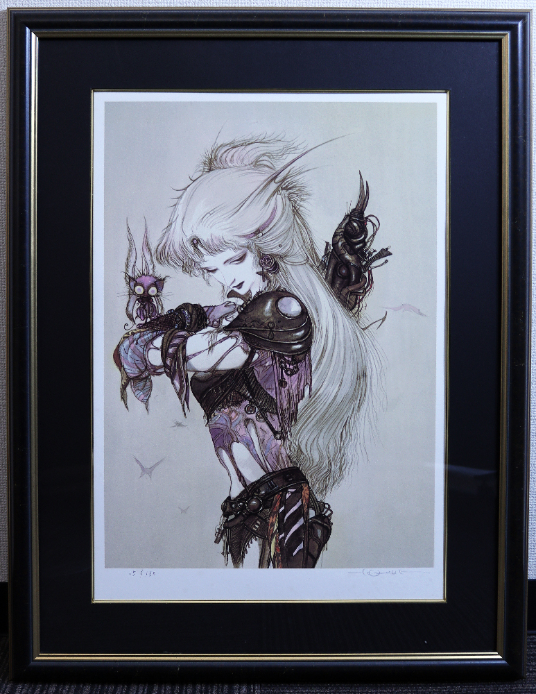 ◇天野喜孝◇疾風◇版画◇ミクスドメディア◇大判◇ファイナル