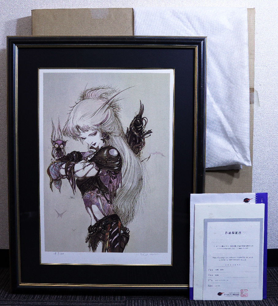 ◇天野喜孝◇疾風◇版画◇ミクスドメディア◇大判◇ファイナル