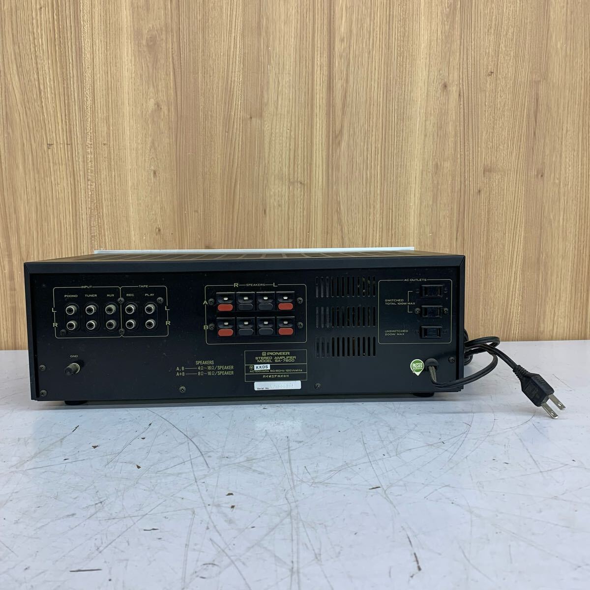 K-3】 Pioneer SA-7600, CT-500, TX-7600 システムコンポ パイオニア